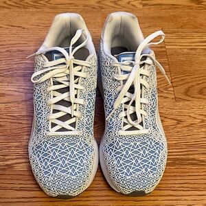 Puma Blue and White Athletic Shoes